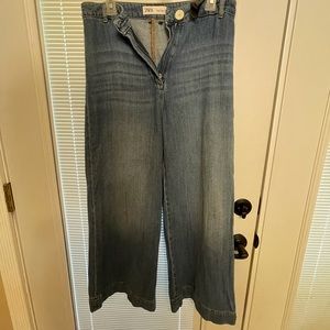 Zara High Waist Wide Leg Trouser